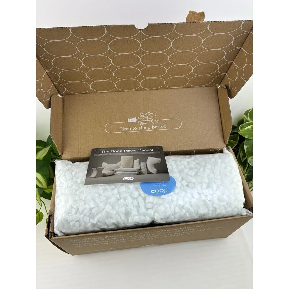 Adjustable Cooling Pillow King 18”x34” Coop Home Goods Eden Cut-Out Gel Infused